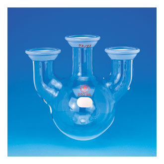 Ace Round bottom - 3-neck, spherical joint flask - 3 liter