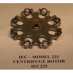 IEC Model: 225 ROTOR 8-PLACE, 15ML W/TRUNNIONS