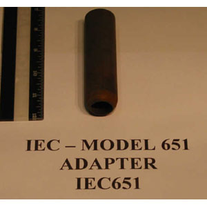 IEC Model: 651   ADAPTER 1 X 22 ML