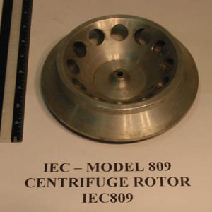 IEC Model: 809 centrifuge rotor, 12 X 15 ml, fixed angle