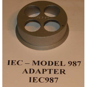 IEC Model: 987   ADAPTERS 4 X 50 ML - ALUMINUM