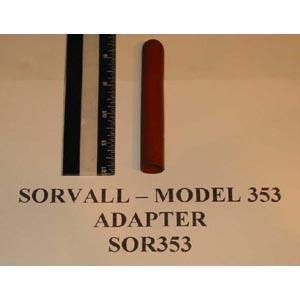 SORVALL Model: 353   RUBBER ADAPTERS FOR 13 X 100MM - RED