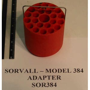 SORVALL Model: 384   ADAPTERS 22-PLACE 10 ML