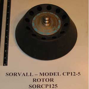 SORVALL Model: CP12-5   FIXED ANGLE ROTOR 12 X 15ML