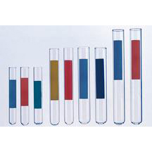 Fisher or equivalent disposable test tubes with color band - 10 X 75mm