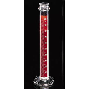 Fisher 08-551 Series Graduated Cylinder - Lifetime Red