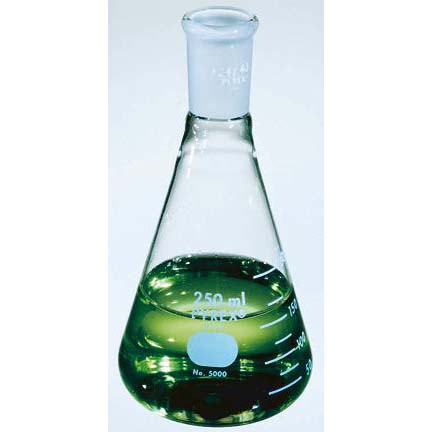 Fisher 10-047 Series Erlenmeyer Flask with standard taper joint