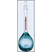 Fisher 10-210-8 Series Volumetric Flask - Lifetime Red - Class A