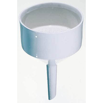 Fisher 10-356 Series Coors Porcelain Buchner Funnel with Perforated Plate