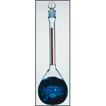 Fisher / Kimax F10-248 Series Lifetime Red Volumetric Flask - Class A with pennystopper